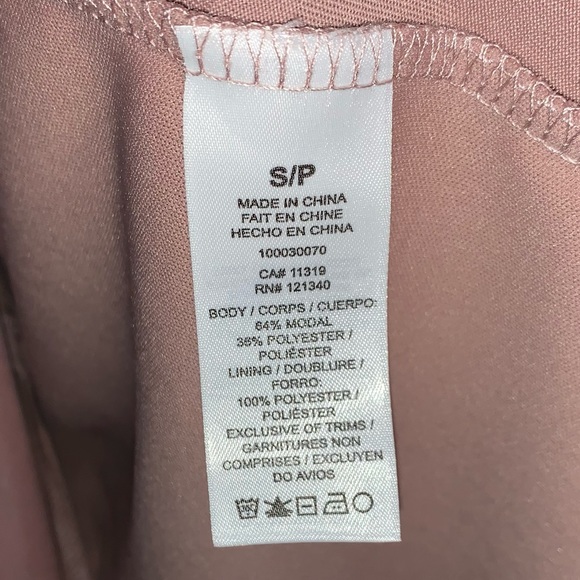 Dynamite Blush Pink Lightweight Maxi Dress With Slit | Women’s Size S - Picture 5 of 6